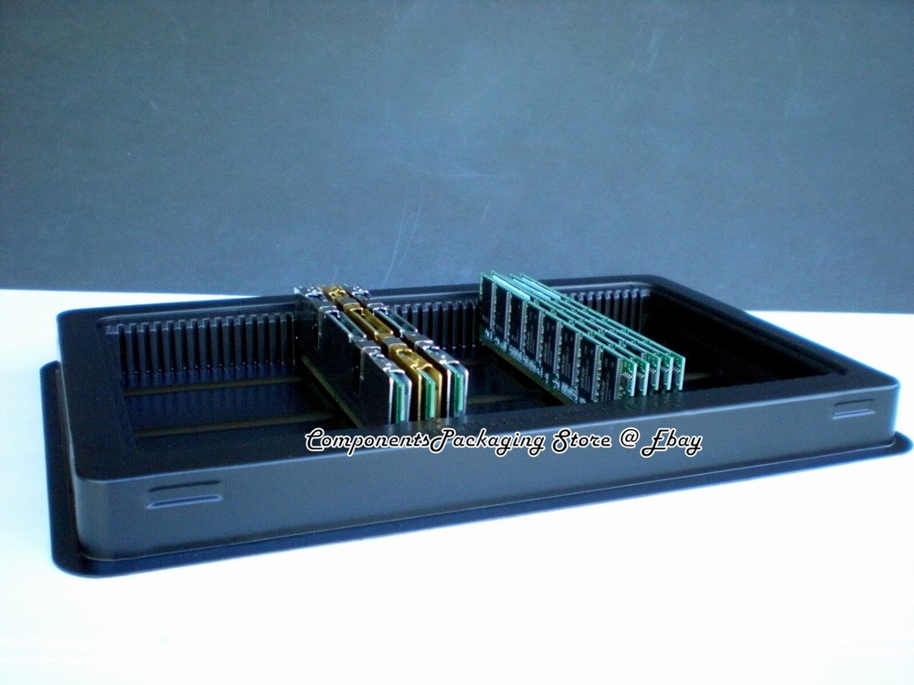 Server Memory Packaging Box Container for DDR Modules - 5 Trays Fits 250 DIMMs