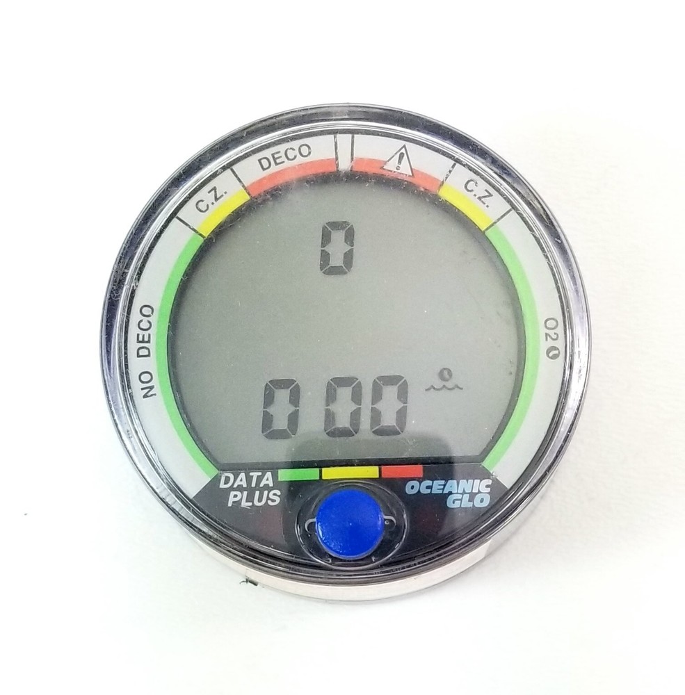Oceanic Data Plus Air & Nitrox Puck Scuba Dive Computer + Manual EXCELLENT #5095