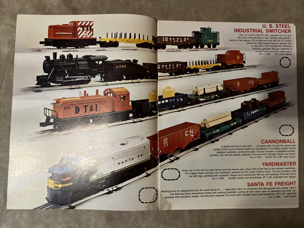 Vintage 1974 Lionel Train Catalog Original O Scale Gauge