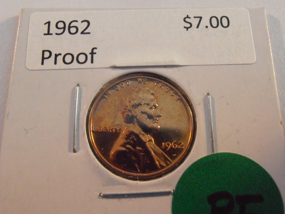 1962 BU PROOF Lincoln Cent
