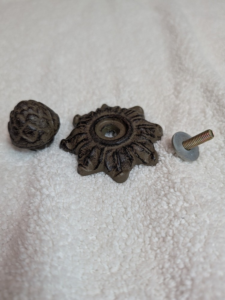 GG Collection Gracious Goods Replacement Canister Lid Pinecone Finial & Base