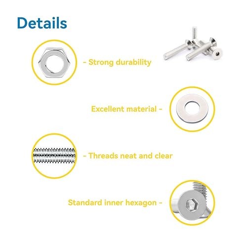 630 Pcs M3 Screws Assortment Kit, M3 630Pcs