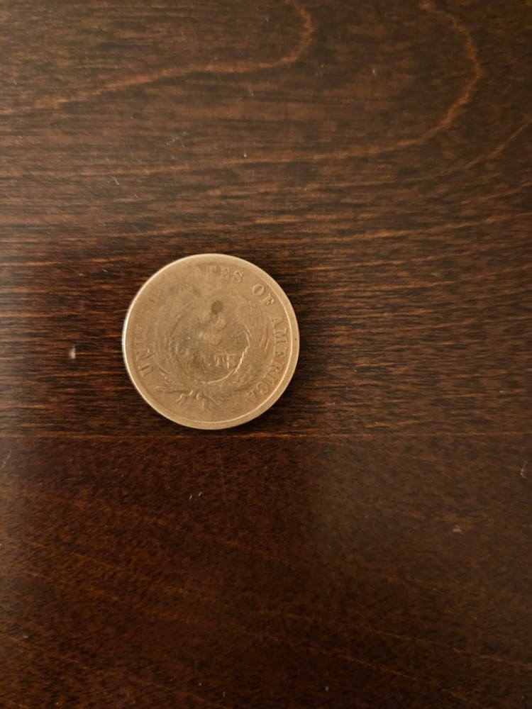 1864 Two Cent Piece AG Details