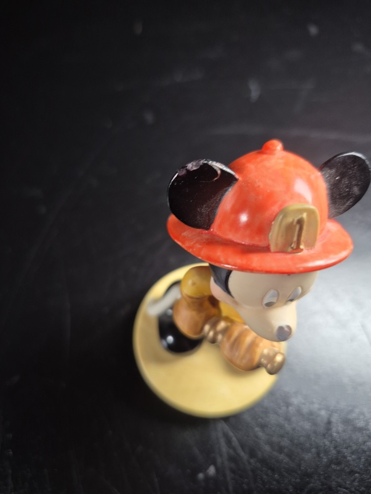 Disney Parks Mickey Mouse As Fire Fighter Figurine
