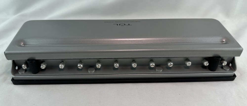 TUL Custom Note-Taking System Discbound 12-Hole Punch Silver Heavy Duty