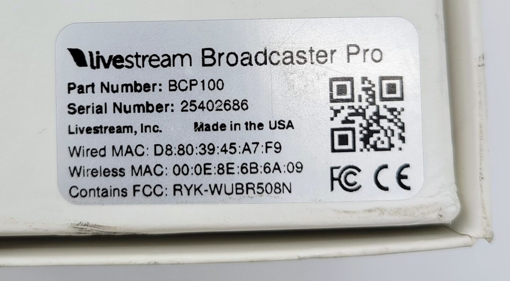 Livestream Broadcaster Pro BCP100
