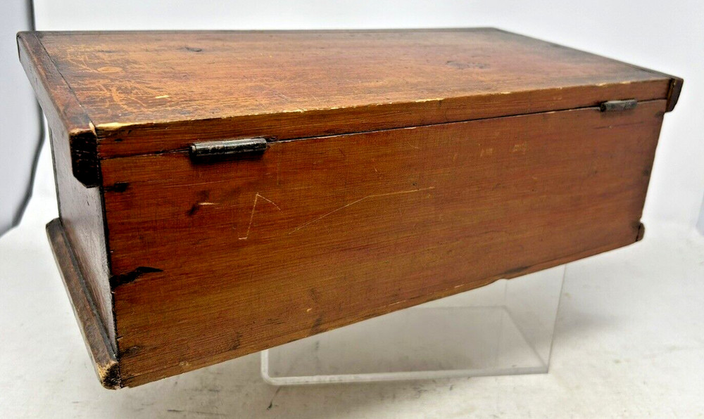 Antique Hudson's Dry Soap Wood Box