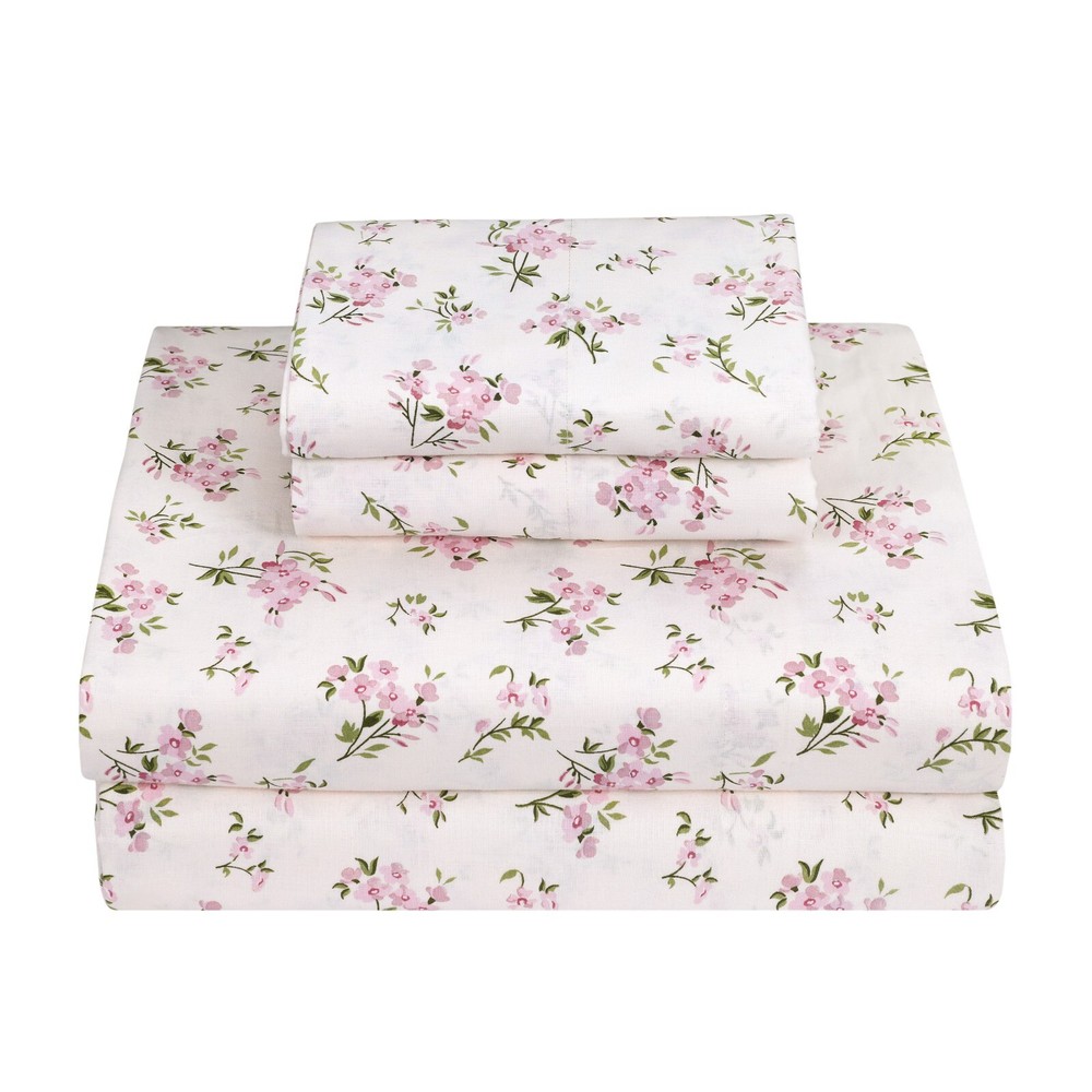 4-Piece Bed Sheet Set 100% Cotton Flat Fitted Sheets queen sheet set deep pocket