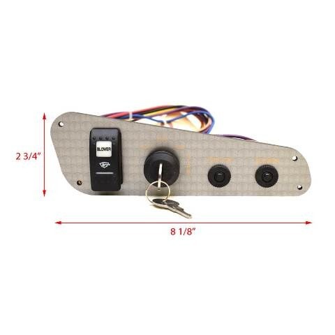 Rinker Boat Ignition Panel 2070061 | 200 Captiva MTX Silver