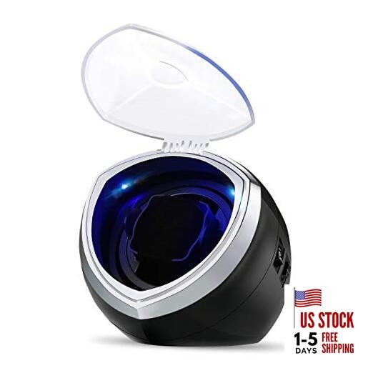 Single Automatic Watch Winder with Quiet Motor, 4 Rotation Mode Black