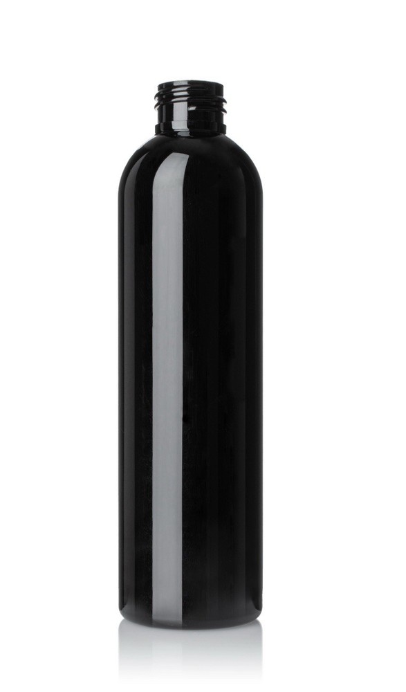 8 oz Black Cosmo Bottle Premium Quality
