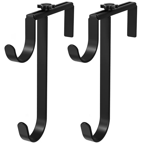 2pcs Double Pool Pole Hooks, Adjustable Thickened Panel Pool Fence Equipment