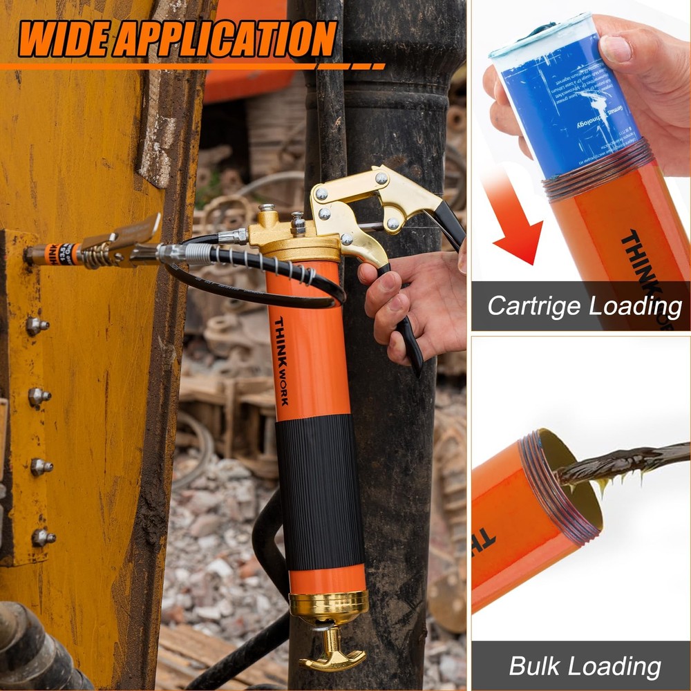 THINKWORK 8000 PSI Professional Heavy Duty Grease Gun Kit