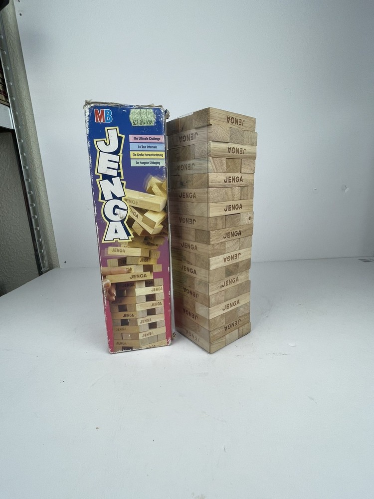 MB Jenga 1988 Vintage Game 479385