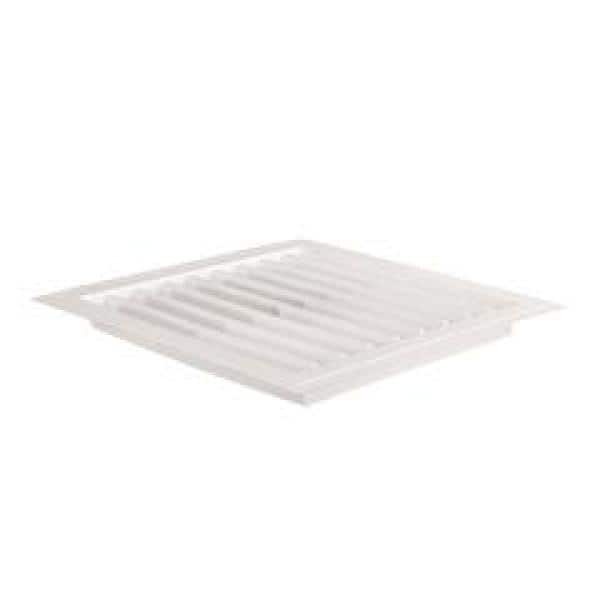 12" x 18" Plastic Wall Louver Static Vent in White - Efficient Ventilation