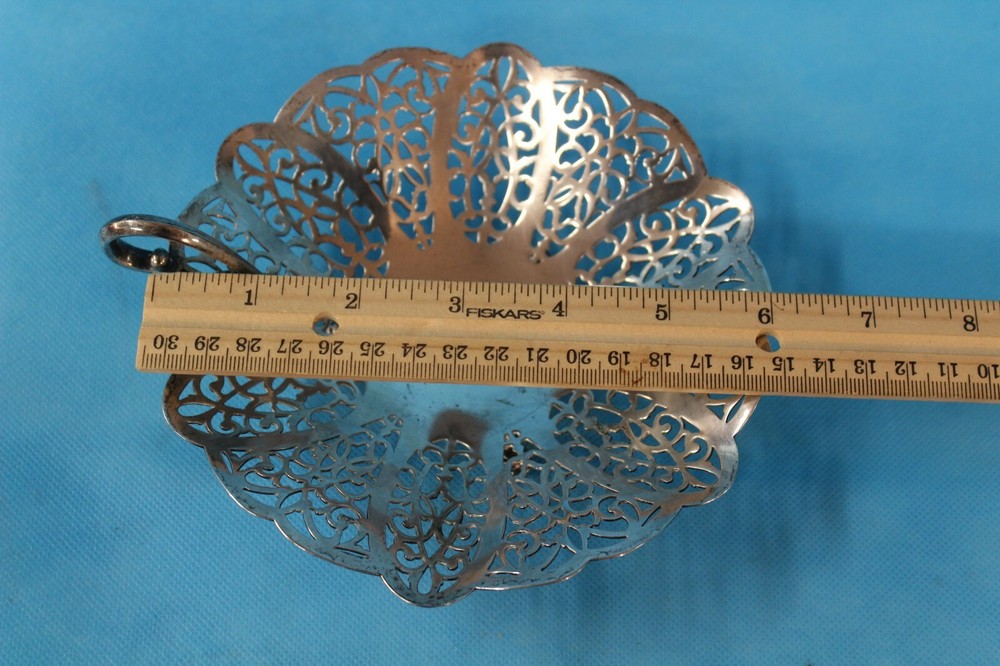 Lovelace International Silver Co Silver Plate Footed Candy Dish #2295