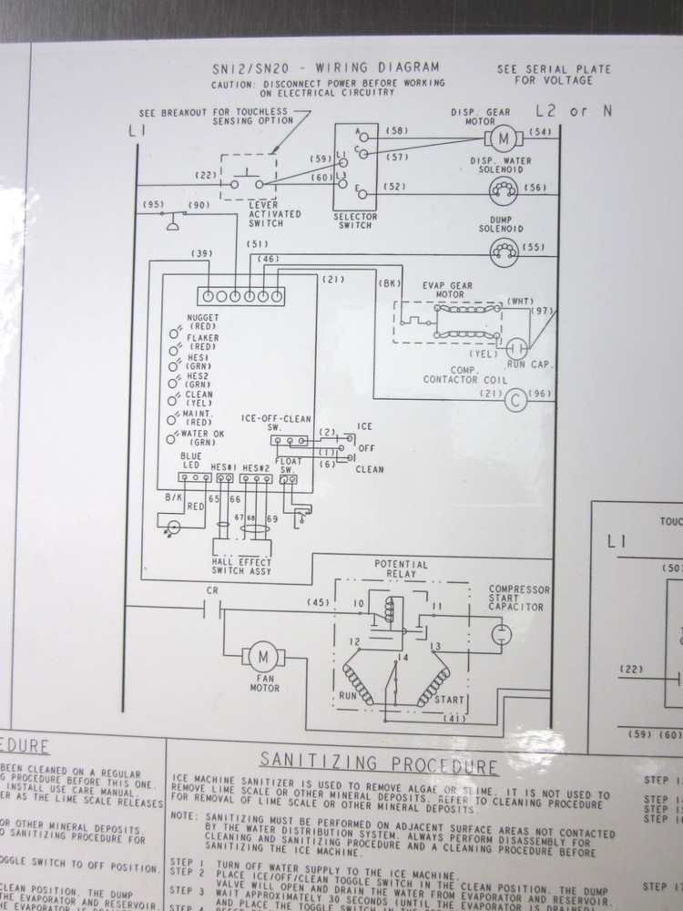 Manitowoc Ice 2009523 Selector Switch & Panel Assembly
