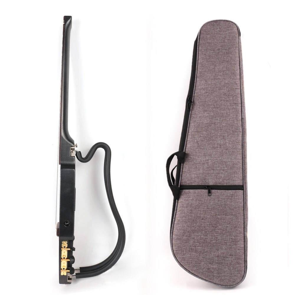 electric classical guitar silent nylon string headless built in effect portable