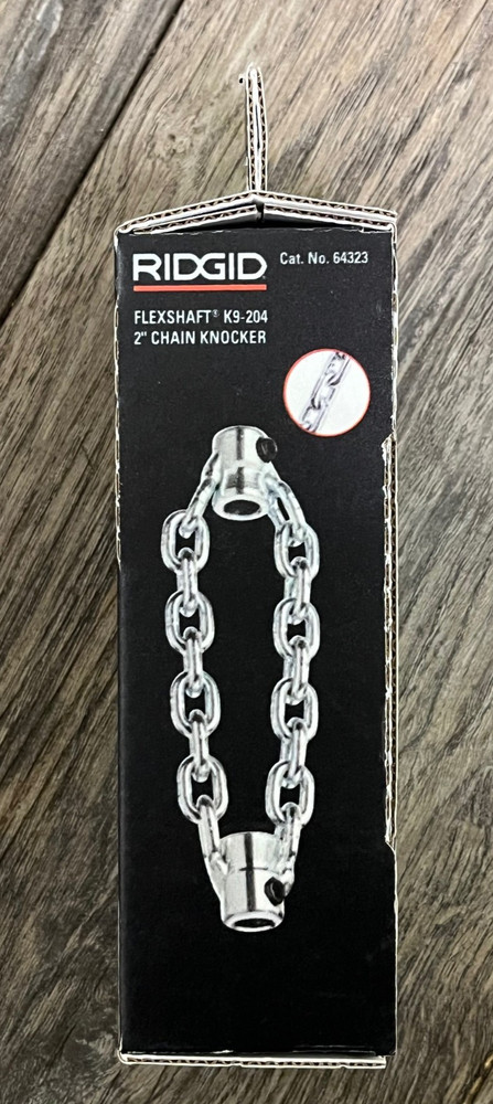 RIDGID FLEXSHAFT K9-204 2" CHAIN KNOCKER