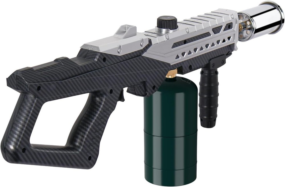 Semlos Propane Torch Head, Powerful Flame Thrower Gun, Adjustable Charcoal Li...