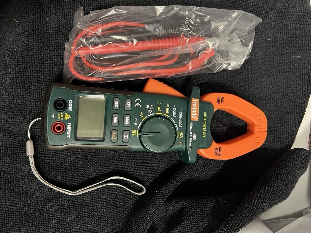 Auto Ranging Digital Clamp Meter THSINDE 38B+ NO BOX NO ACCESSORIES