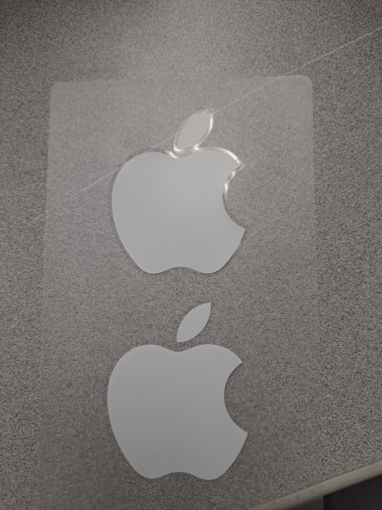 Apple Logo Decal Stickers, Medium