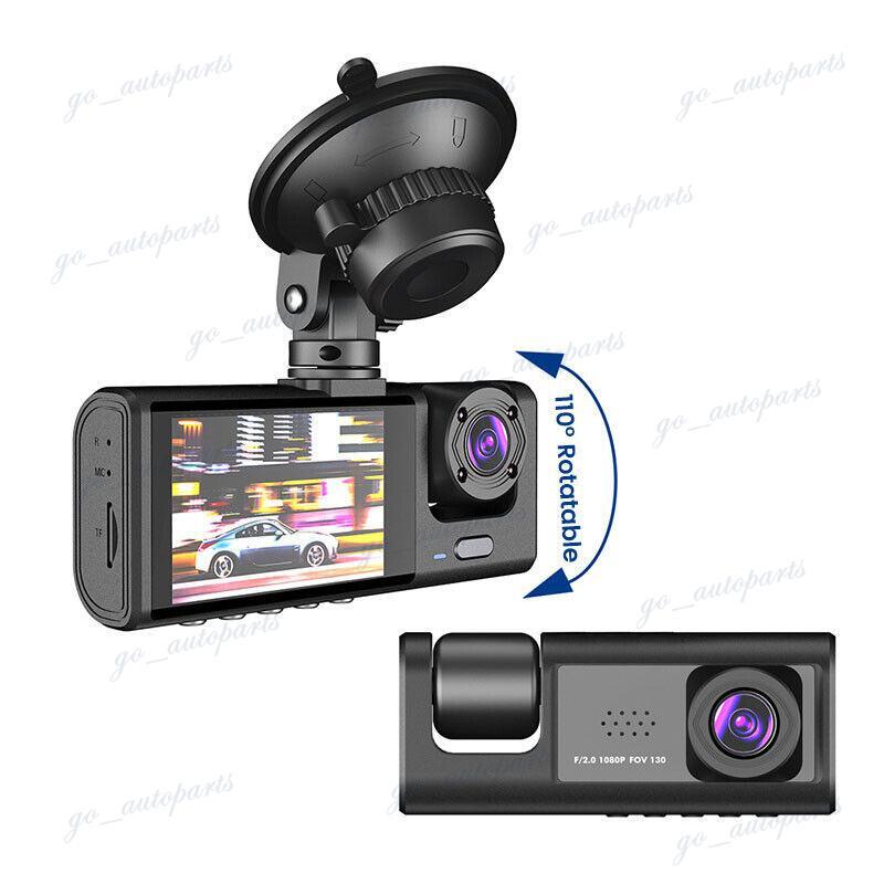 1080P DVR Dash Cam Video Recorder 2" G-Sensor Camera Loop Recording Dual Len Car