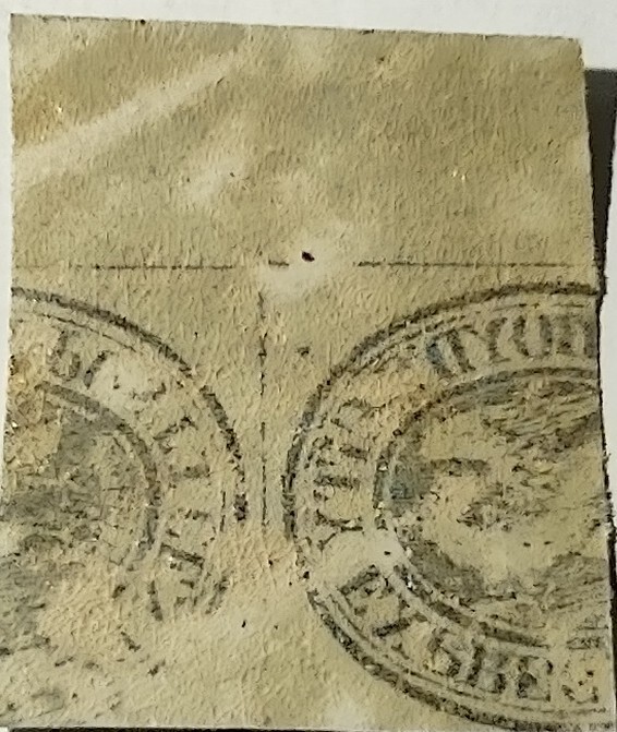 RARE BOYLE'S LOCAL U.S POST ERROR STAMP PRINTED ON BOTH SIDES. 1 CENT SCOTT #61