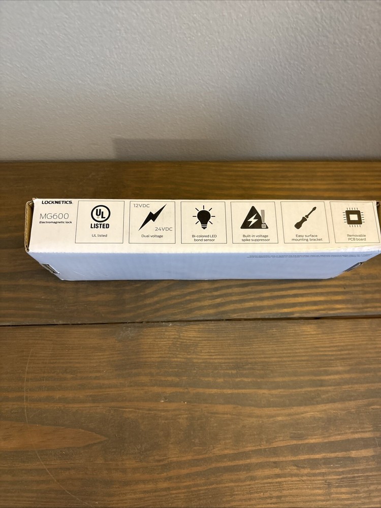 Locknetics Electromagnetic Lock Mounting L Bracket for MG600 - MLBK600