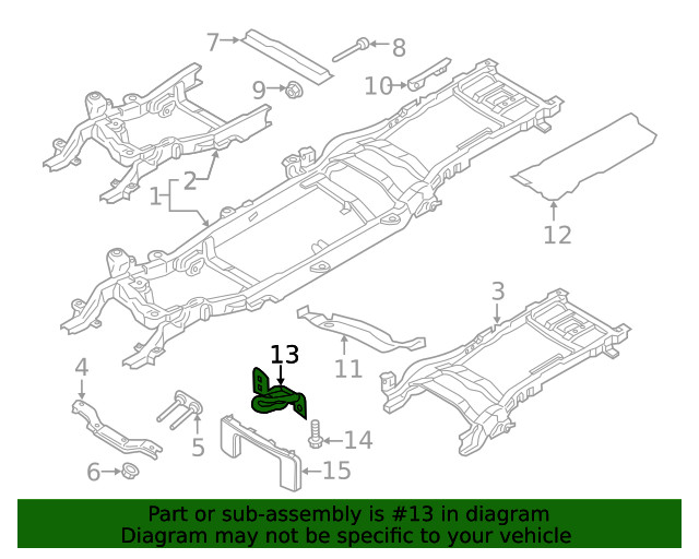 Genuine Ford Tow Hook HC3Z17A954B