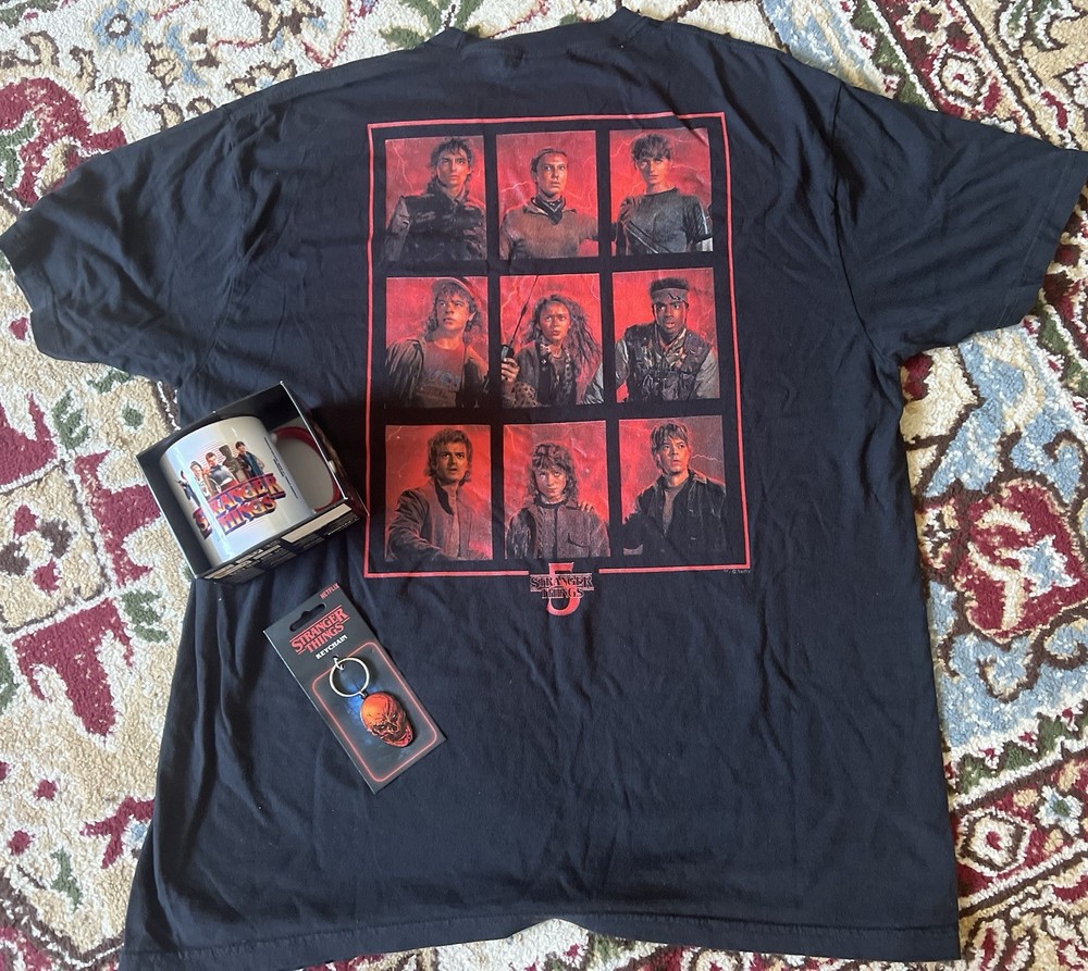 Stranger Things Bundle 3 Items Shirt, Mug, Keyring