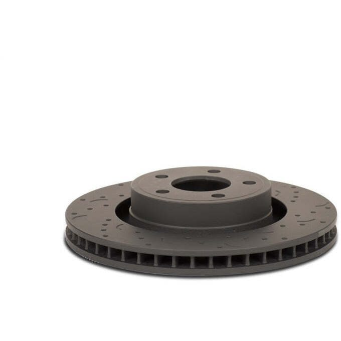 Hawk Performance HTC4198 fits Dodge 2011 Durango Solid Rear Brake Rotor Set
