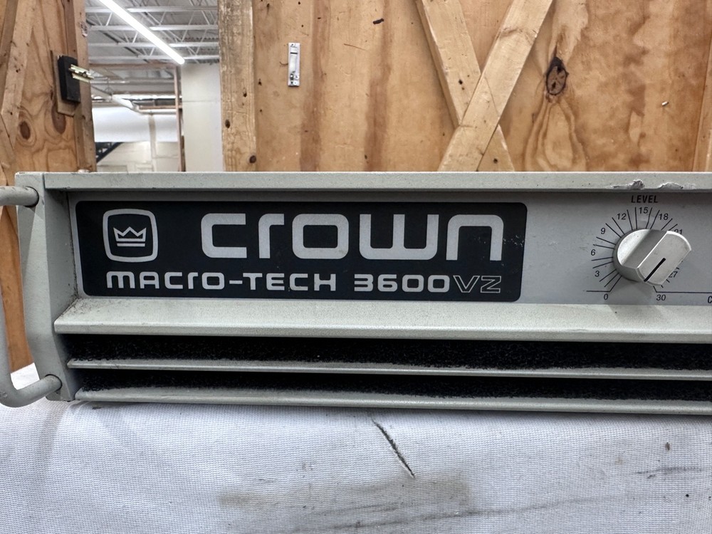 Crown Macro-Tech 3600VZ Professional Power Amplifier