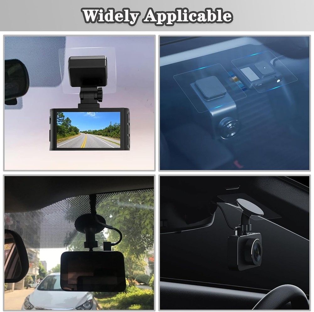 Electrostatic Film for Dash Cam, Sticker Shield Windshields Red