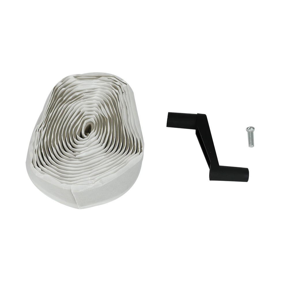 14" RV Trailer Roof Vent Complete 12V Fan w/ Tape White Lid Interior Garnish