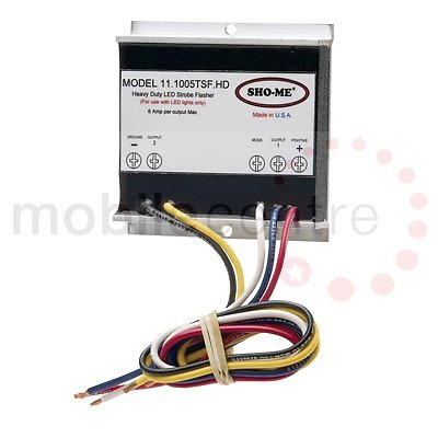 Heavy Duty LED flasher strobe beacon lightbar recovery 12 warning module box