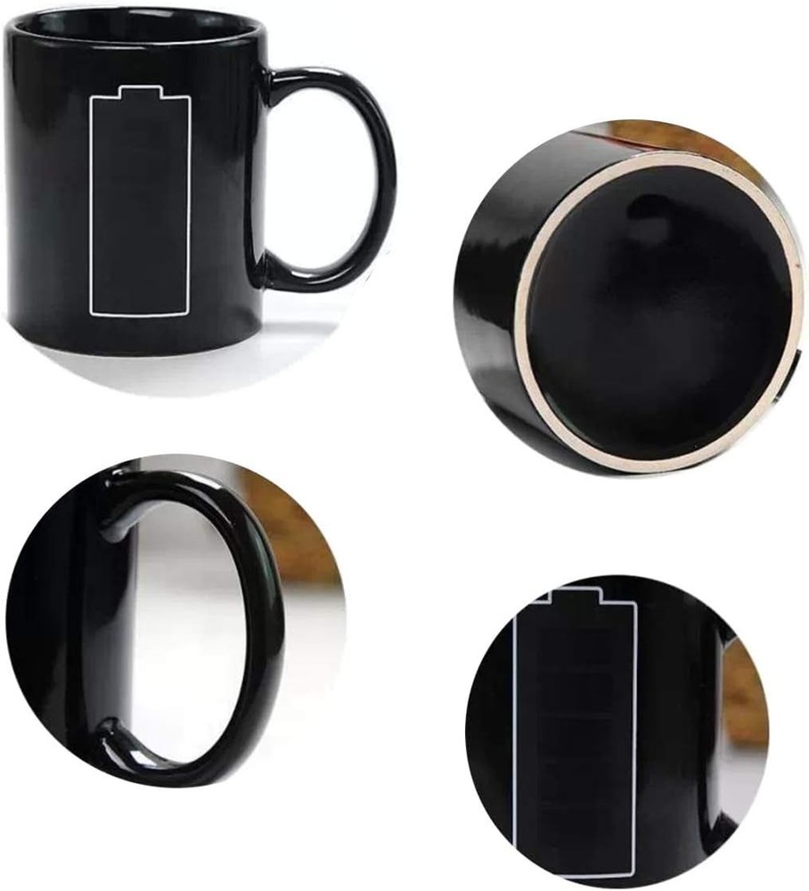 Heat Changing Coffee Mug Dad – Magic Color Changing Ceramic Cup That Reveals
