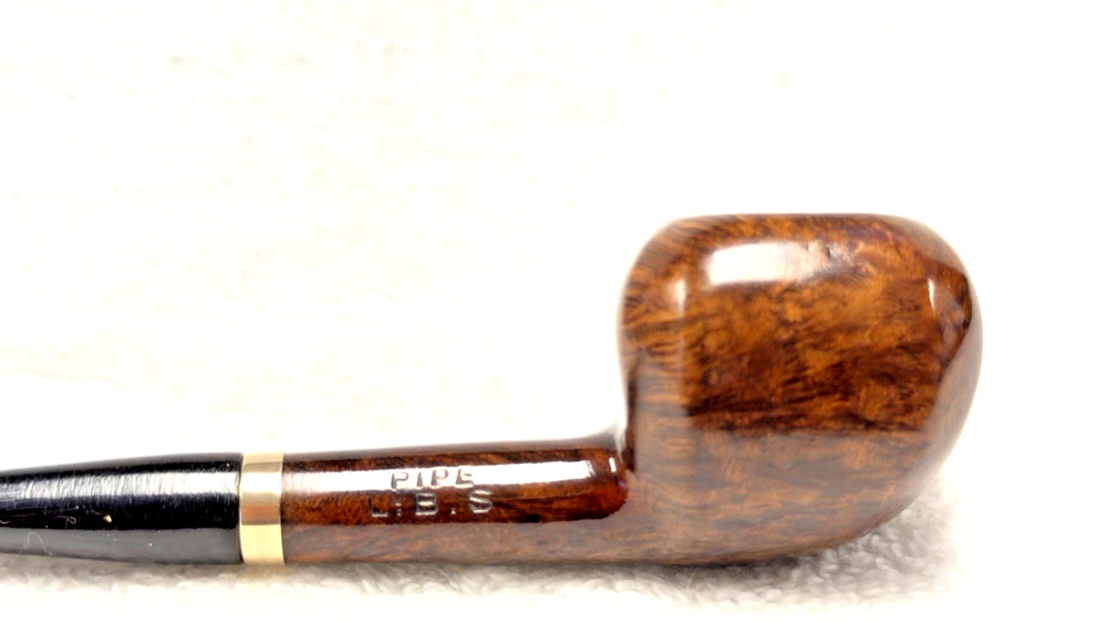 L.B.S. Pipe "VIEILLE BRUYERE" Smooth Small Lightweight 4 Panel Apple
