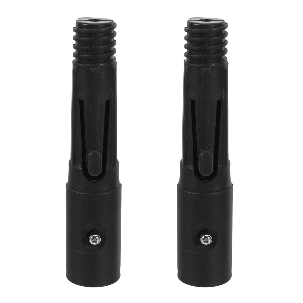 2 Pcs Broom Handle Threaded End Attachments Extension Pole Tip Replacement