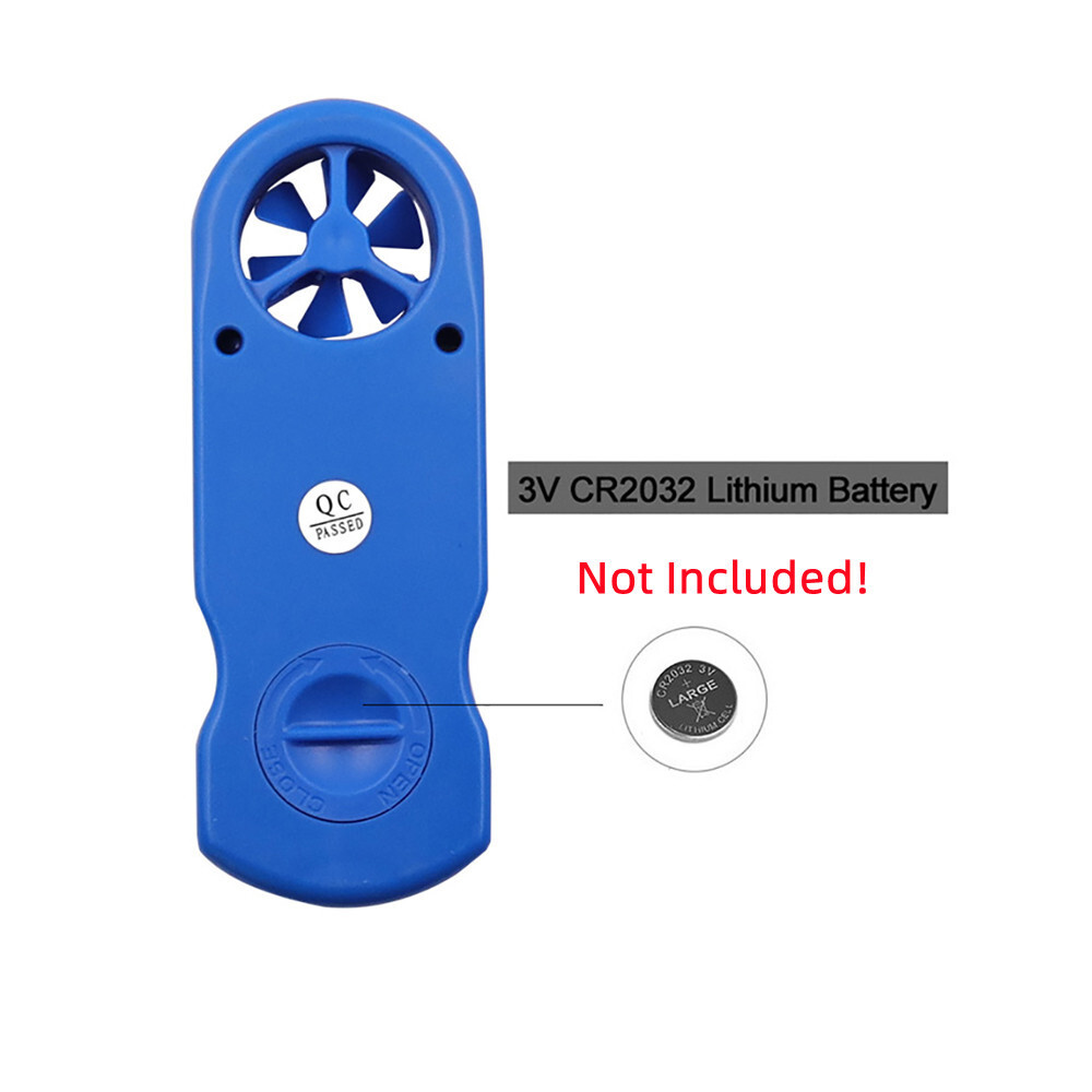 Digital Anemometer Temperature & Humidity Meter Wind Speed Measuring Instrument