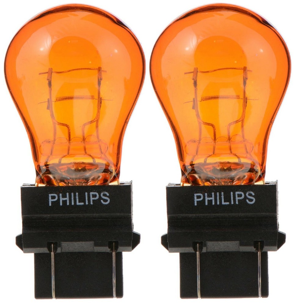 Philips Miniature 3157NA 27/7W Two Bulbs Rear Turn Signal Replacement Stock OE