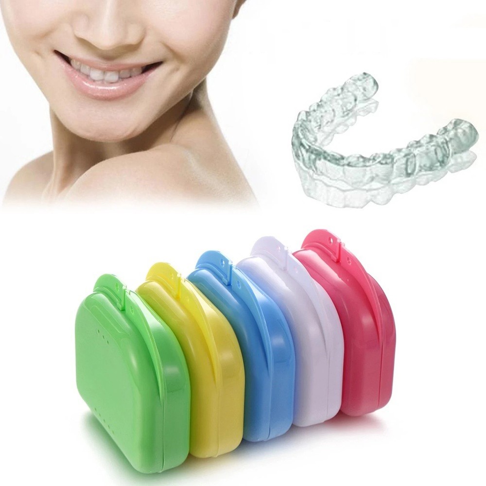 Dental Assorted Orthodontic Retainer Denture Container Teeth Storage Case Box