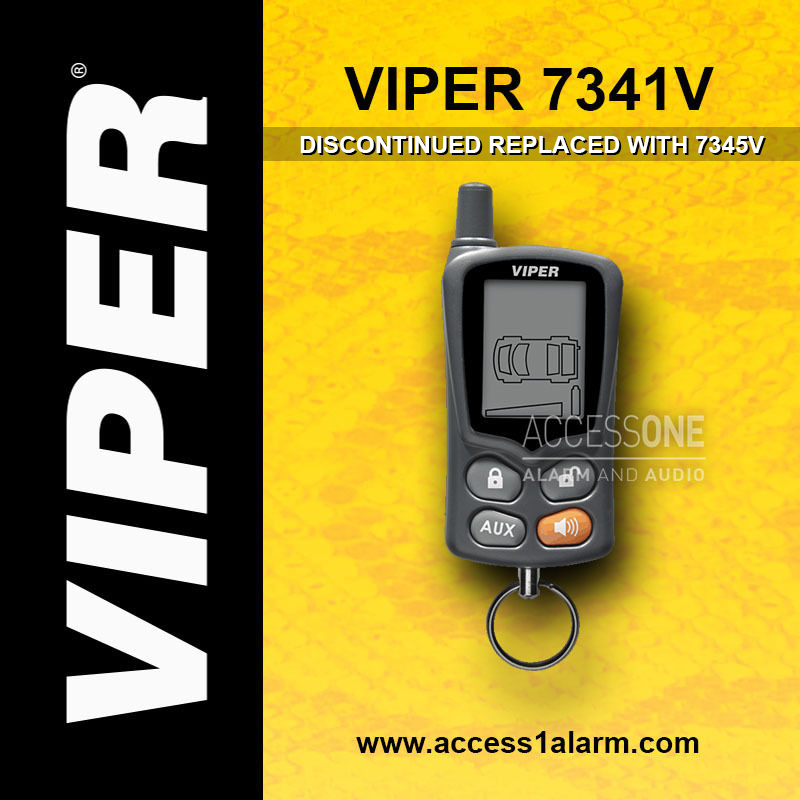 Viper 7341V 2-Way LCD Remote Control Replacement Transmitter 7345V
