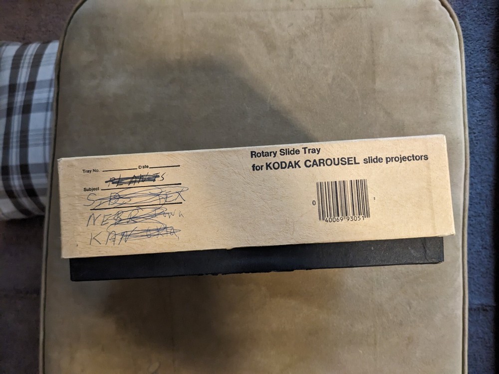 Kodak Carousel 80-Slide Tray w Original Box