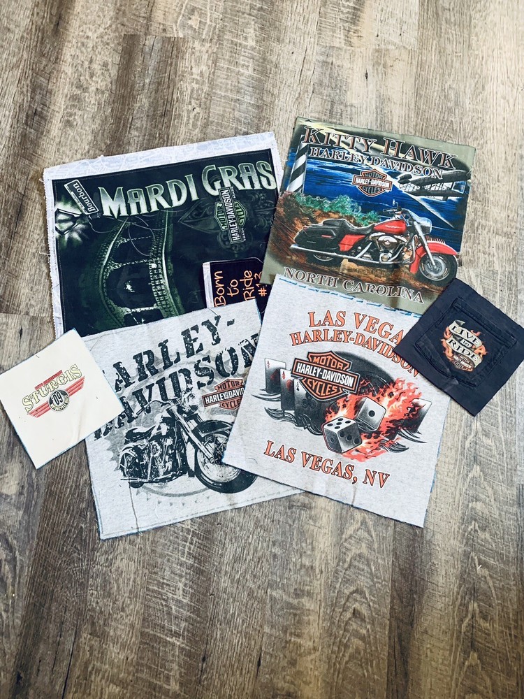 HARLEY DAVIDSON patch lot 4back Patches 2 Pocket Size