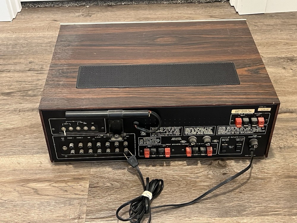 Modular Component Systems MCS 3233 Vintage Stereo Receiver Silver Face – Working