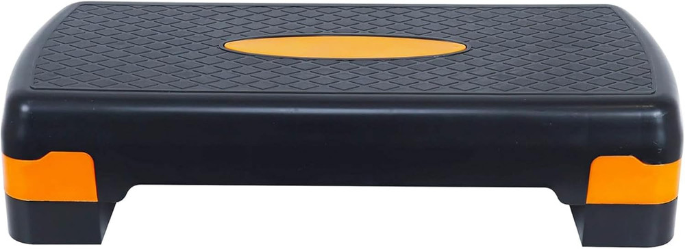 Aerobic Step Platform Trainer with Adjustable 2-Level Risers, 400 Pound Weight C