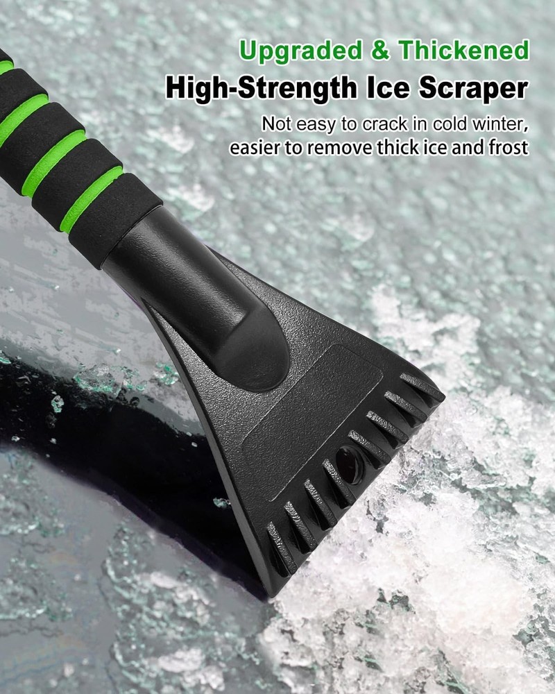 Lightweight Extendable Snow Brush and Ice Scraper – Compact and Easy Storage