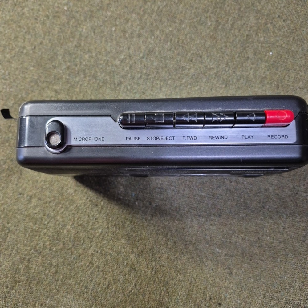 GE Cassette Recorder – Tested –Compact, High Mic Sensitivity - USED