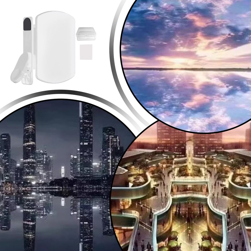 Smartphone Camera Mirror Reflection Clip Kit Cell Phone Camera Accessory